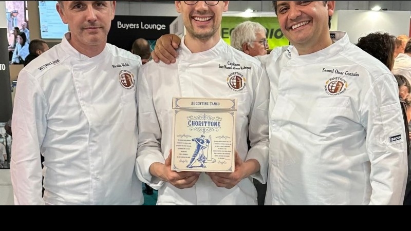 Panettone con chorizo al malbec, la sorpresa del equipo argentino que arrasó en el Mundial de Panettone